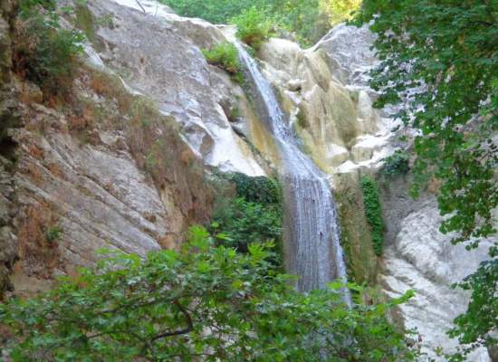 Nidri Waterfalls. Rent a car, Hire a scooter, automatic motorbikes, at Nidri port, Meganisi, Captain Aristidis ferry boat rent a car.